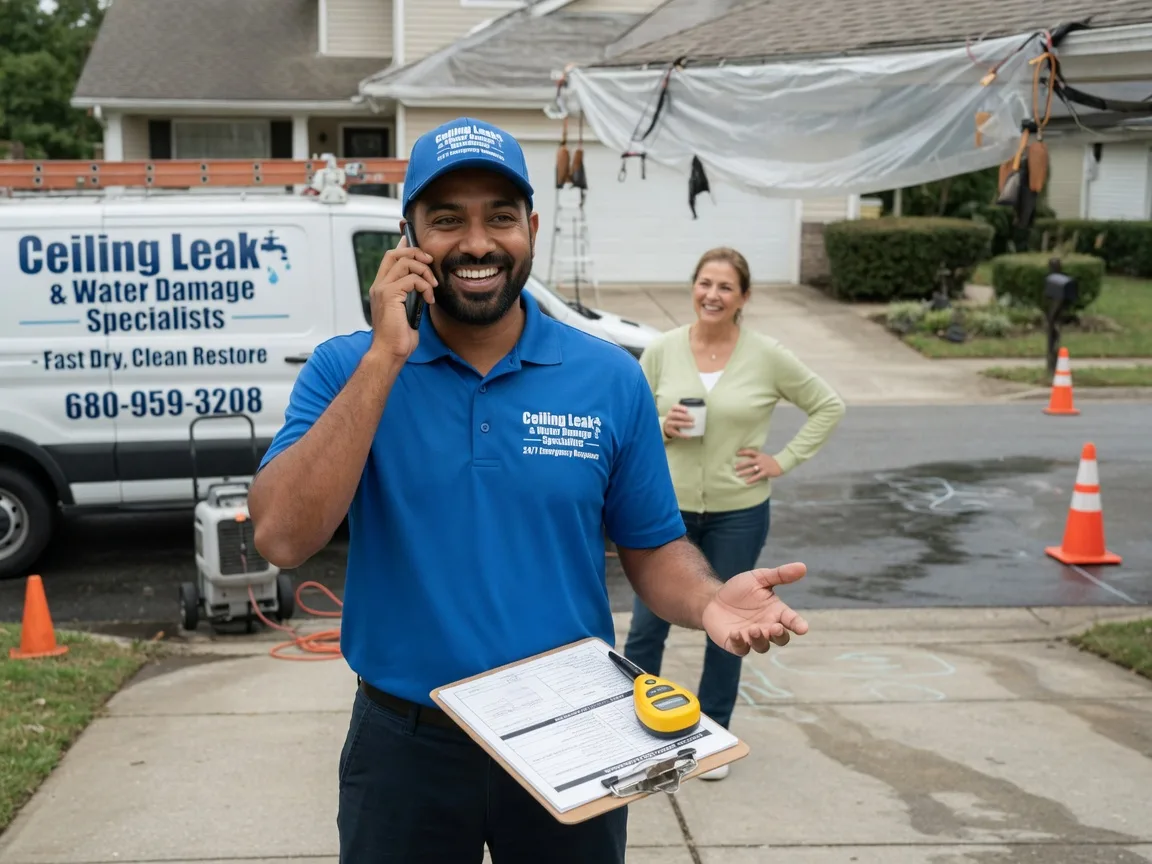 Ceiling Leak Cleanup Lorton, VA FAQs